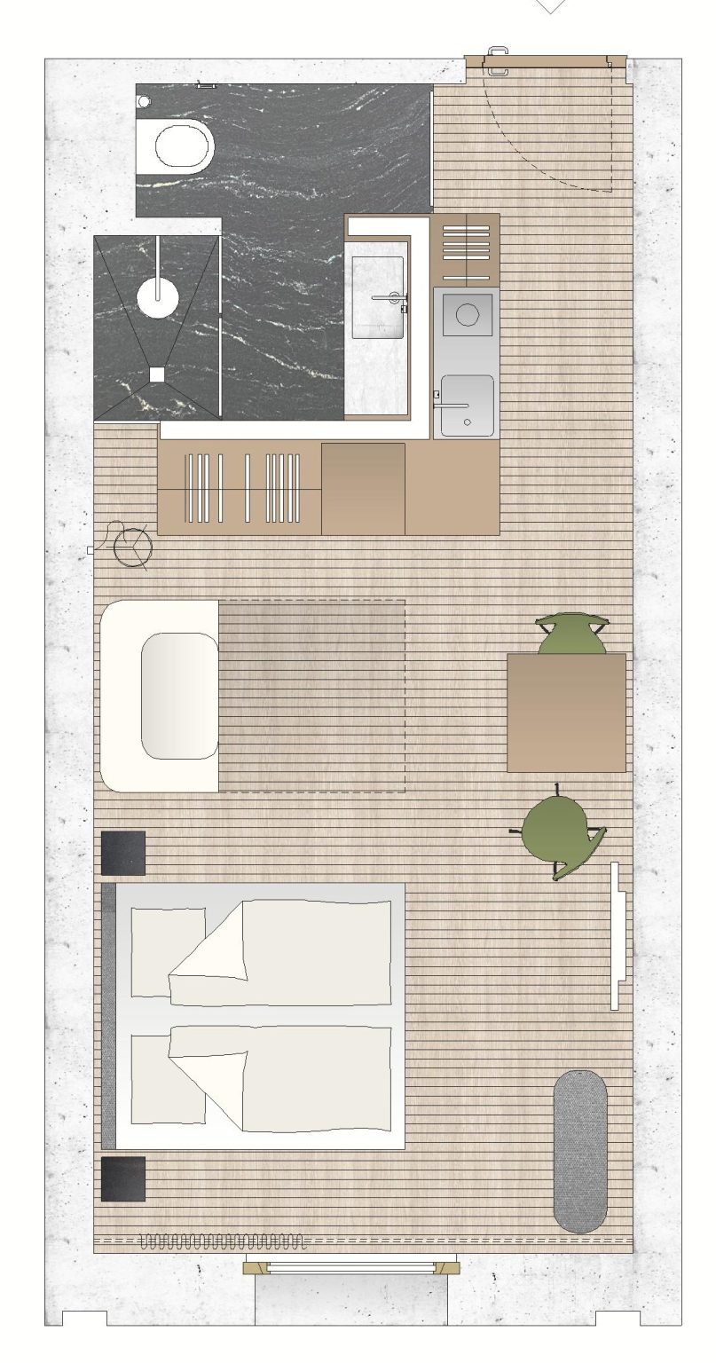 Longstay Apartment - Doppelzimmer
