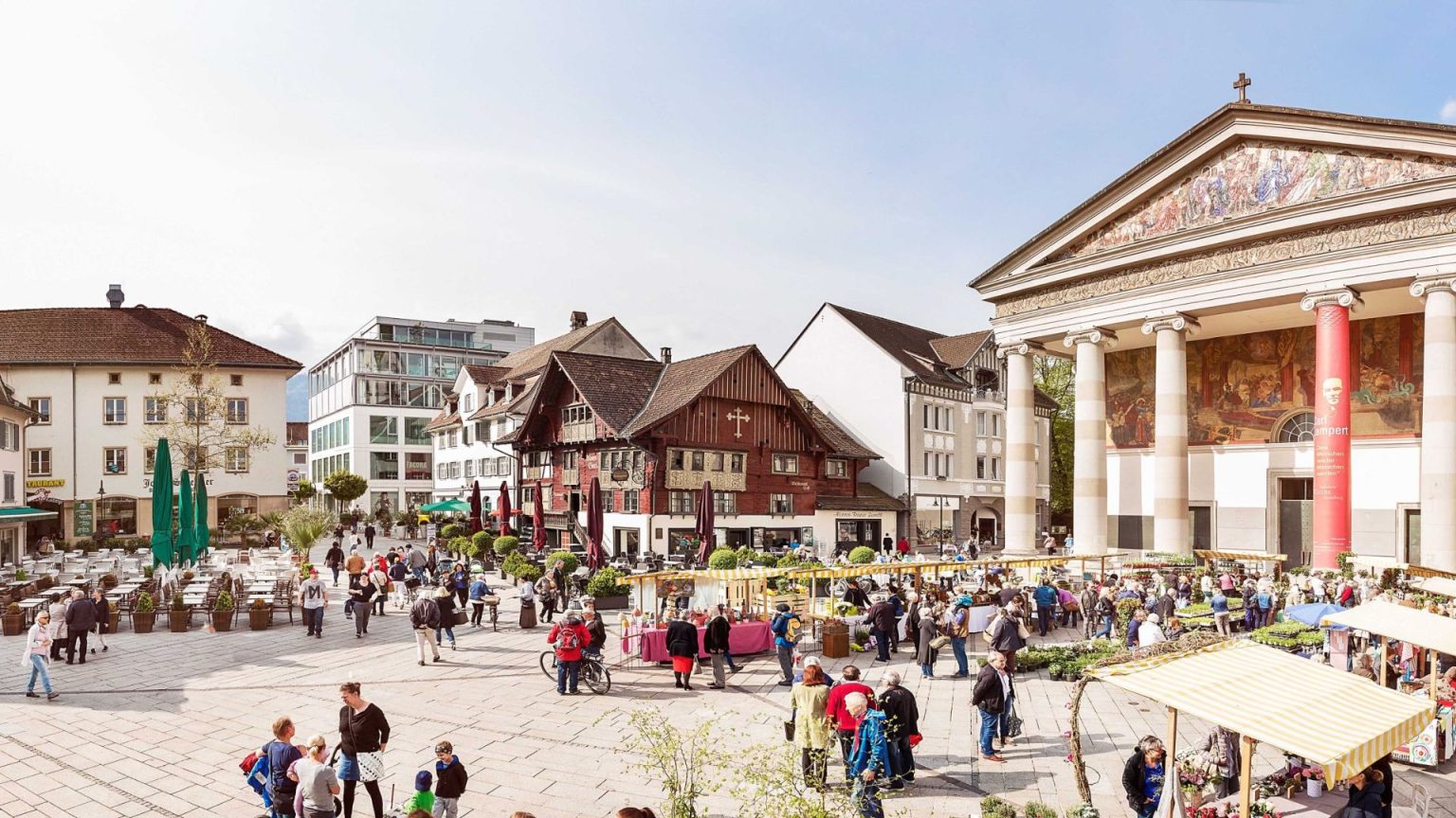 Marktplatz Dornbirn in Vorarlberg